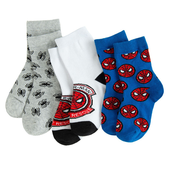 Чорапи 3бр. SPIDER-MAN, цвят: Микс