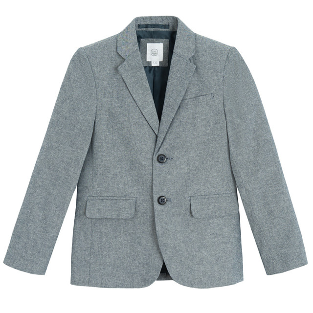 Яке, цвят: Моско син меланж