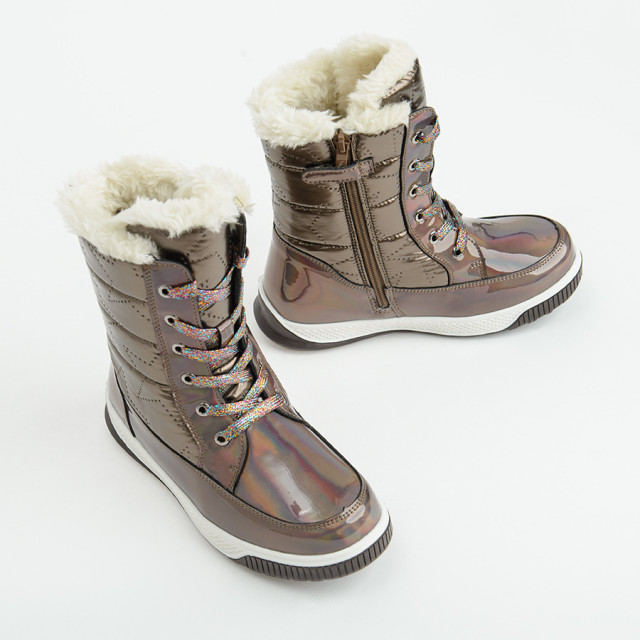 Ботуши, цвят: Бежов