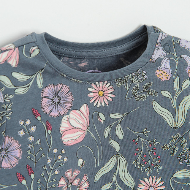 Тениска с дълъг ръкав, цвят: Морско син