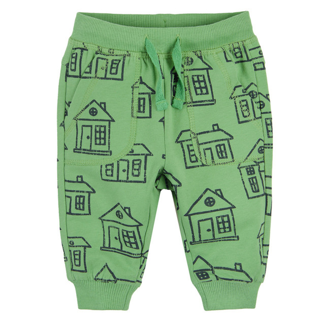 Спортен панталон, цвят: Зелен