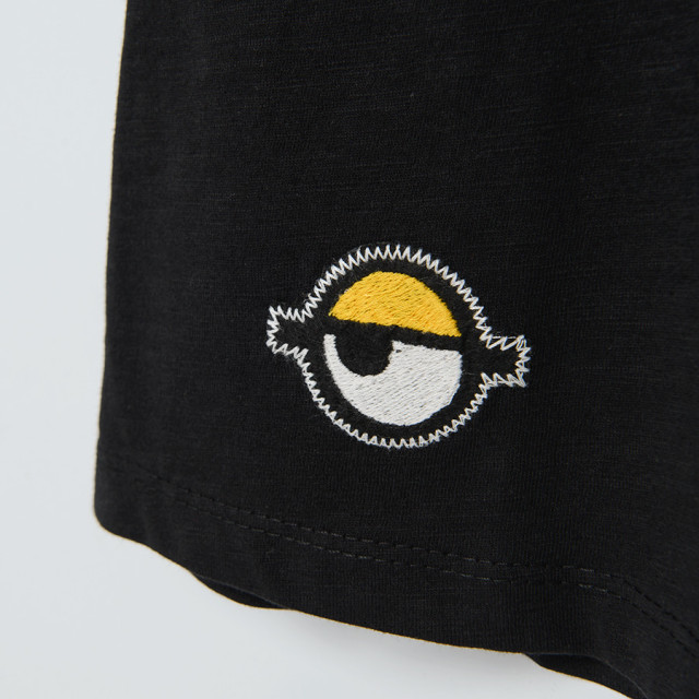 Тениска с къс ръкав MINIONS, цвят: Черен