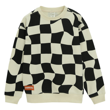 Блуза с дълъг ръкав, цвят: Кремав