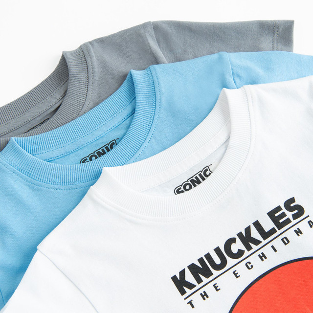 Тениска с къс ръкав 3бр. SONIC, цвят: Микс