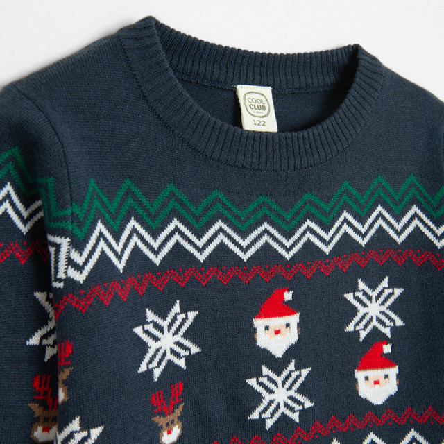 Пуловер, цвят: Морско син