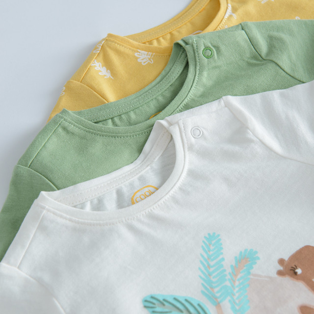 Тениска с къс ръкав 3бр., цвят: Микс