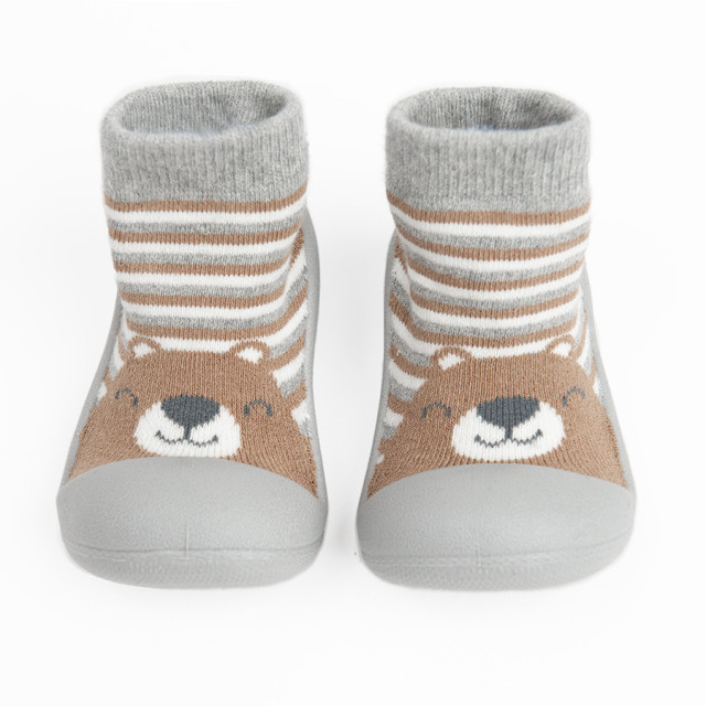 Пантофи, цвят: Светло сив