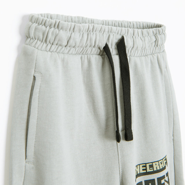 Спортен панталон MINECRAFT, цвят: Зелен меланж