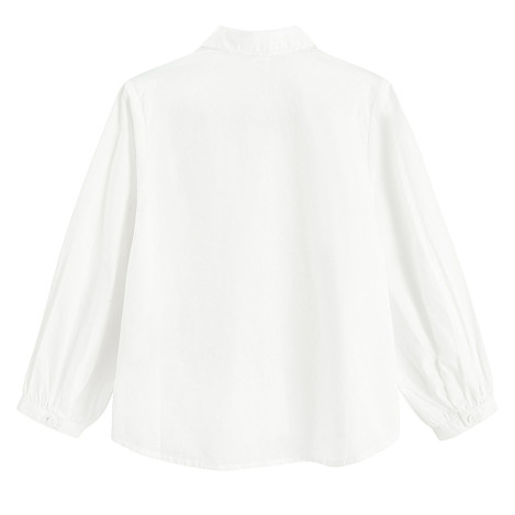Риза с дълъг ръкав, цвят: Бял