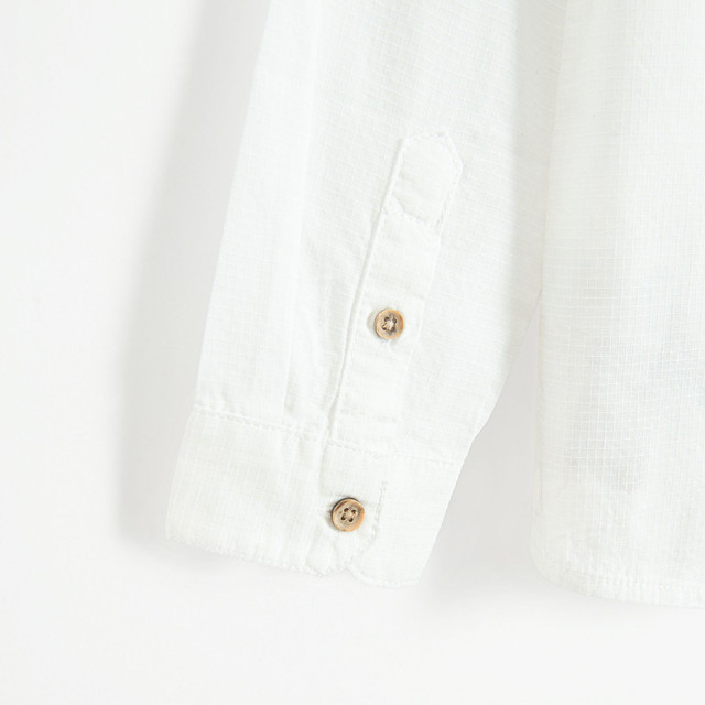 Риза с дълъг ръкав, цвят: Бял