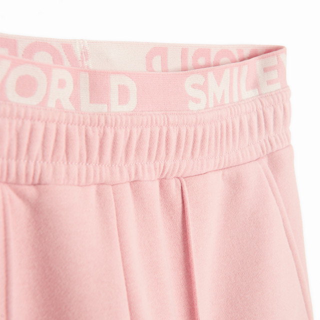 Спортен панталон SMILEY, цвят: Розов
