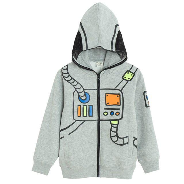 Суитчър, цвят: Сив меланж