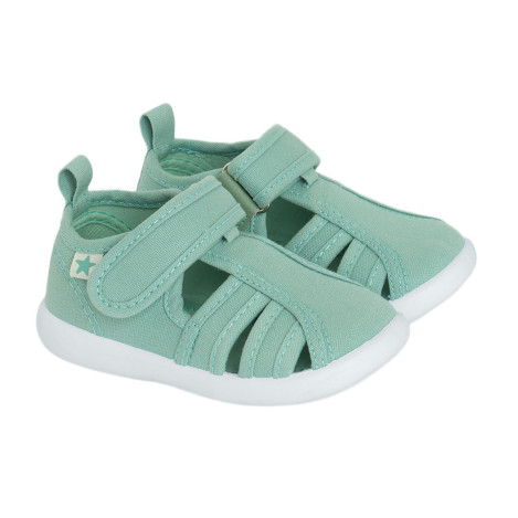 Пантофи, цвят: Зелен