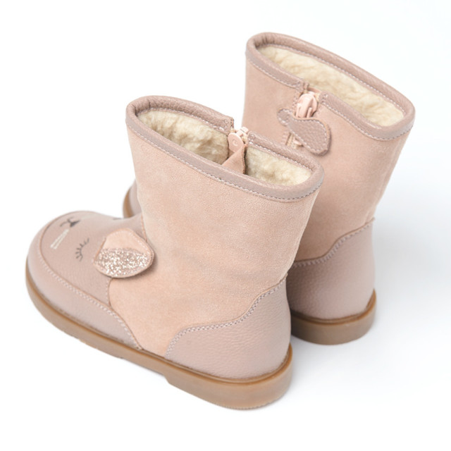 Ботуши, цвят: Светло розов