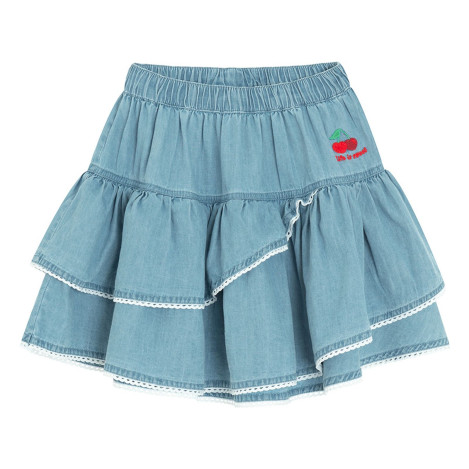 Пола, цвят: Деним