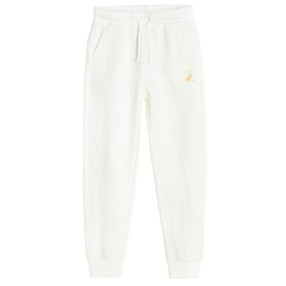 Спортен панталон, цвят: Мръсно бял