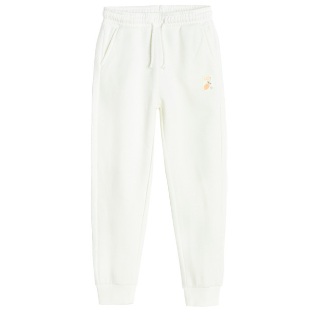 Спортен панталон, цвят: Мръсно бял