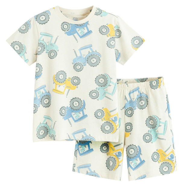 Пижама, цвят: Бежов