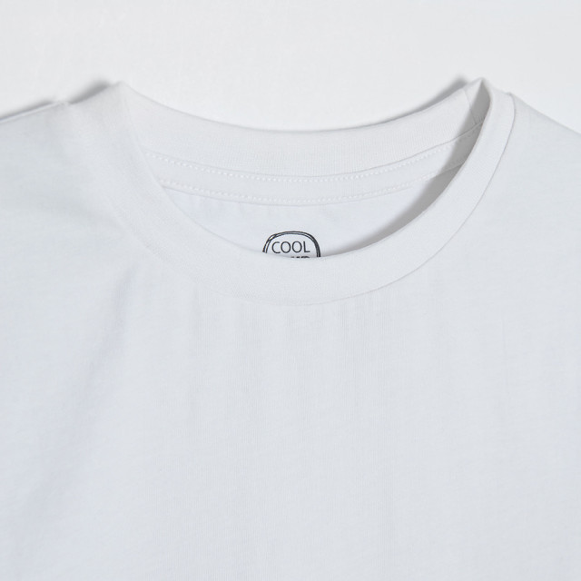 Тениска с къс ръкав, цвят: Бял