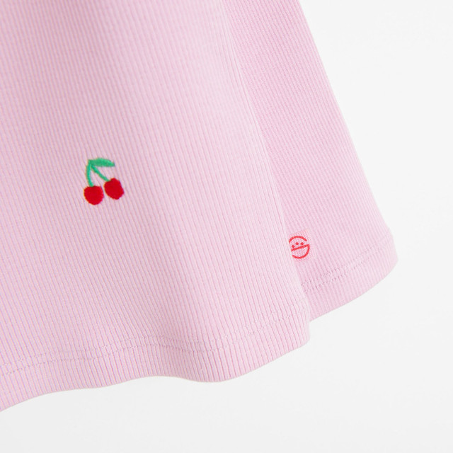 Тениска с дълъг ръкав, цвят: Розов