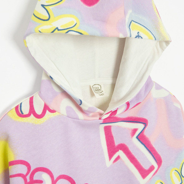 Блуза с дълъг ръкав, цвят: Виолетов