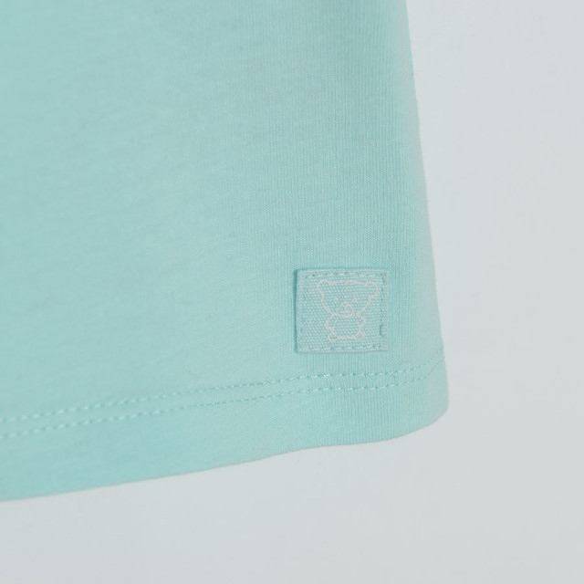 Тениска с къс ръкав, цвят: Тюркоазен