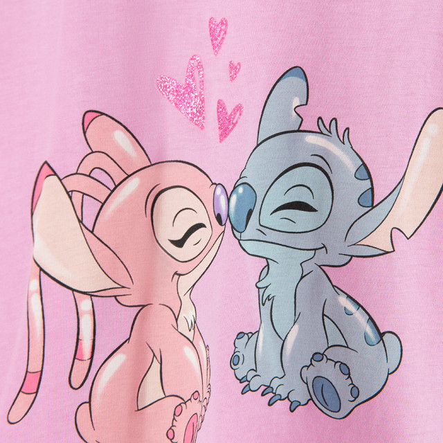 Блуза с дълъг ръкав LILO & STITCH, цвят: Розов