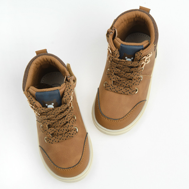 Високи обувки, цвят: Кафяв