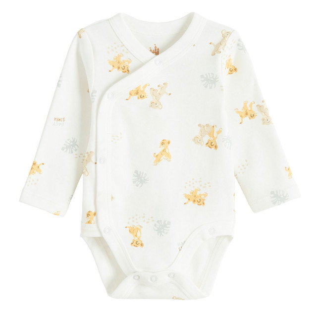 Боди с дълъг ръкав 2бр. THE LION KING, цвят: Бял