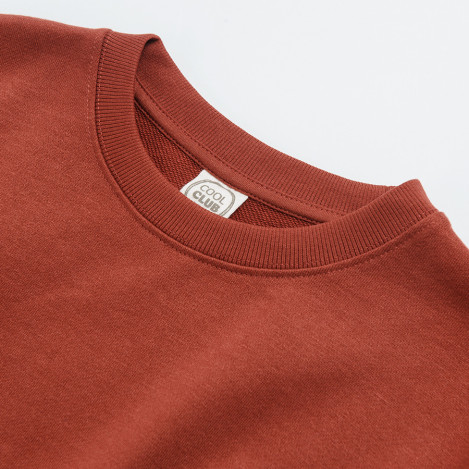 Блуза с дълъг ръкав, цвят: Керемиден