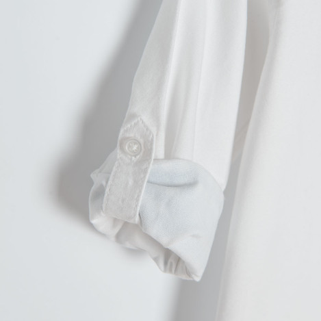 Риза с дълъг ръкав, цвят: Бял