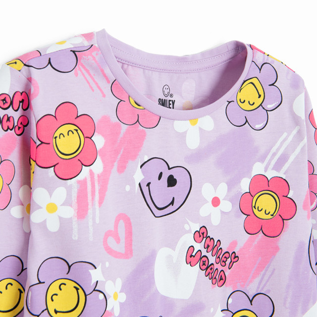 Рокля с дълъг ръкав SMILEY, цвят: Микс