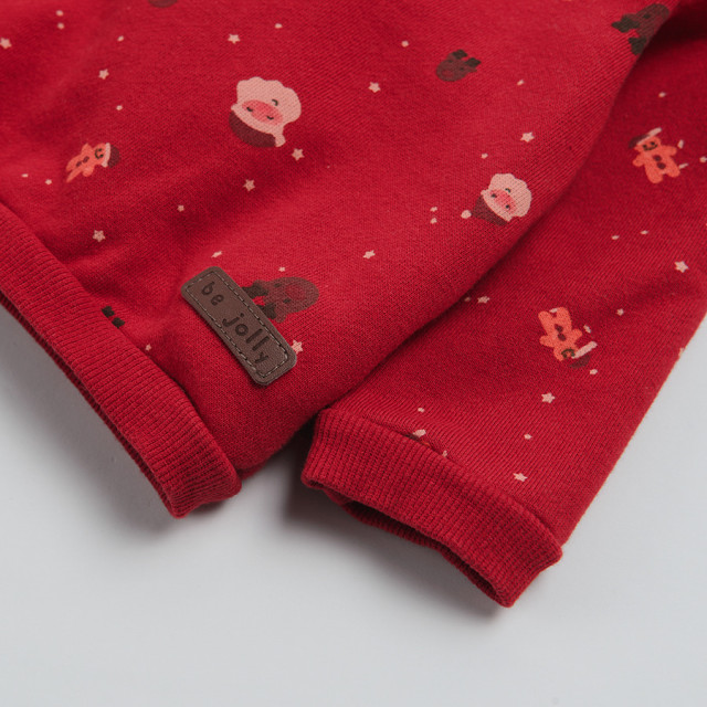 Камизолка с дълъг ръкав, цвят: Червен