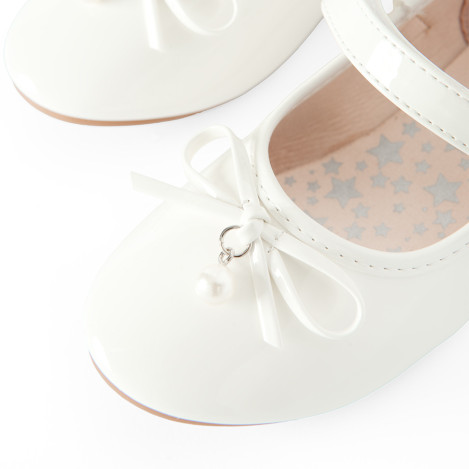 Балеринки, цвят: Бял