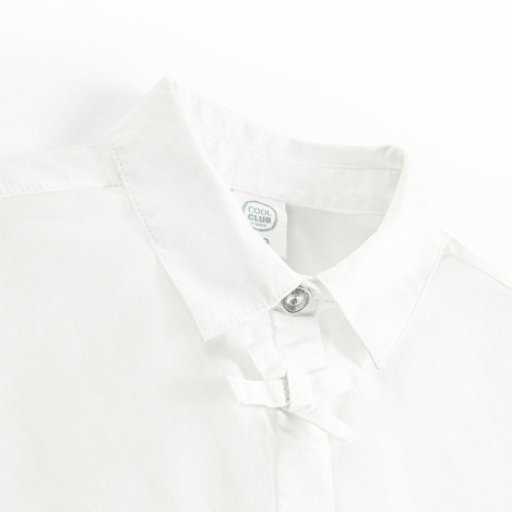 Риза с дълъг ръкав, цвят: Бял