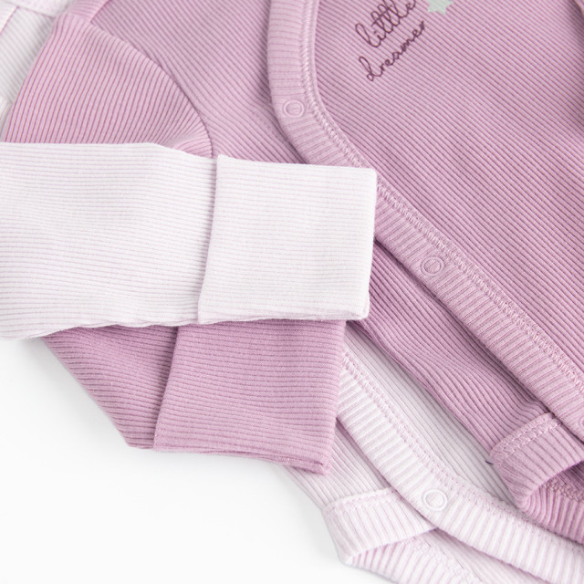 Боди с дълъг ръкав 2бр., цвят: Микс