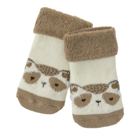 Чорапи, цвят: Кремав