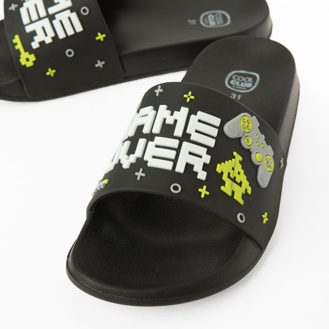 Плажни чехли, цвят: Черен