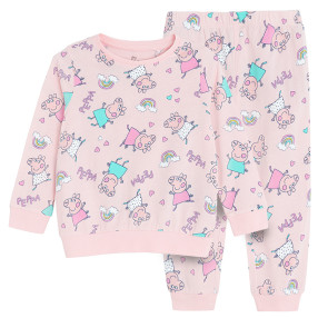 Пижама PEPPA PIG, цвят: Розов