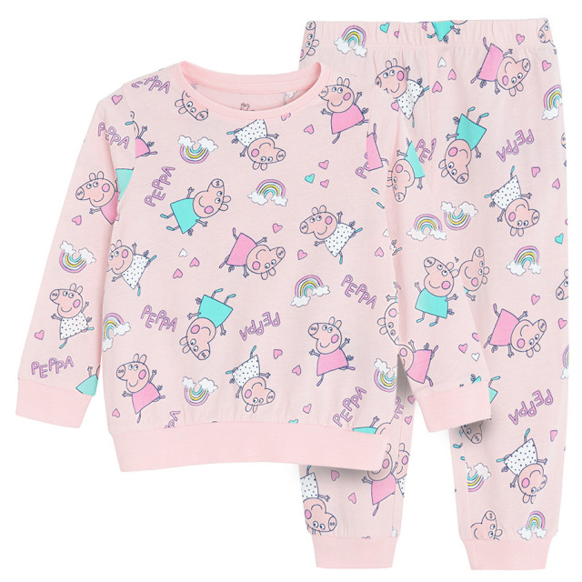 Пижама PEPPA PIG, цвят: Розов
