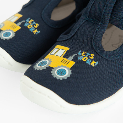 Пантофи, цвят: Син