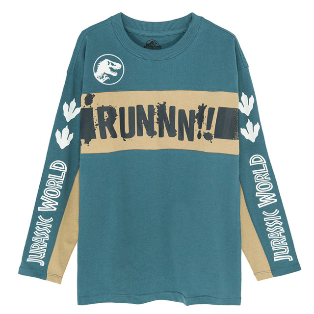 Тениска с дълъг ръкав JURASSIC WORLD, цвят: Микс