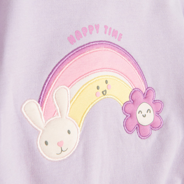 Комплект, цвят: Светло виолетов