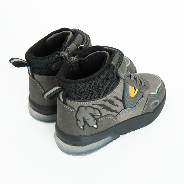 Високи обувки, цвят: Сив