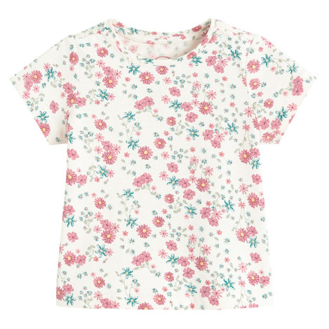 Тениска с къс ръкав, цвят: Бял