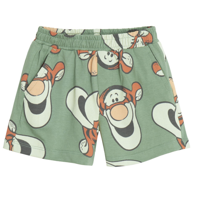 Шорти WINNIE THE POOH, цвят: Зелен