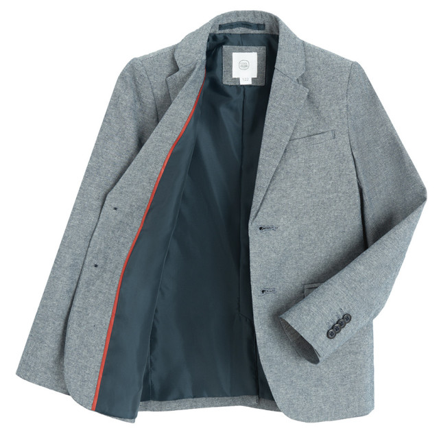 Яке, цвят: Моско син меланж