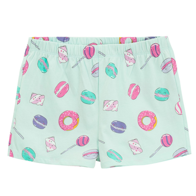 Пижама, цвят: Тюркоазен