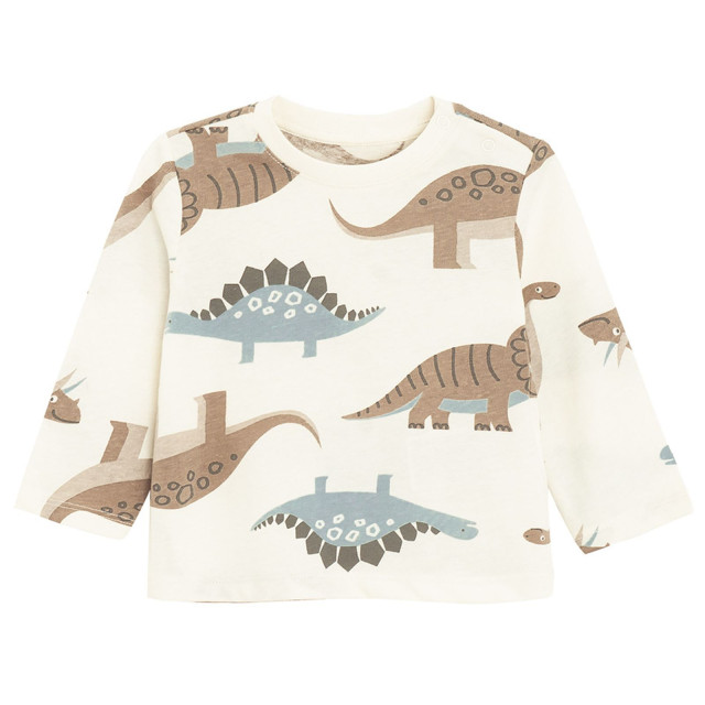 Тениска с дълъг ръкав, цвят: Бял