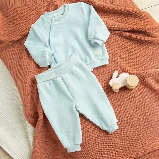 Блуза с дълъг ръкав MICKEY&FRIENDS, цвят: Светло син